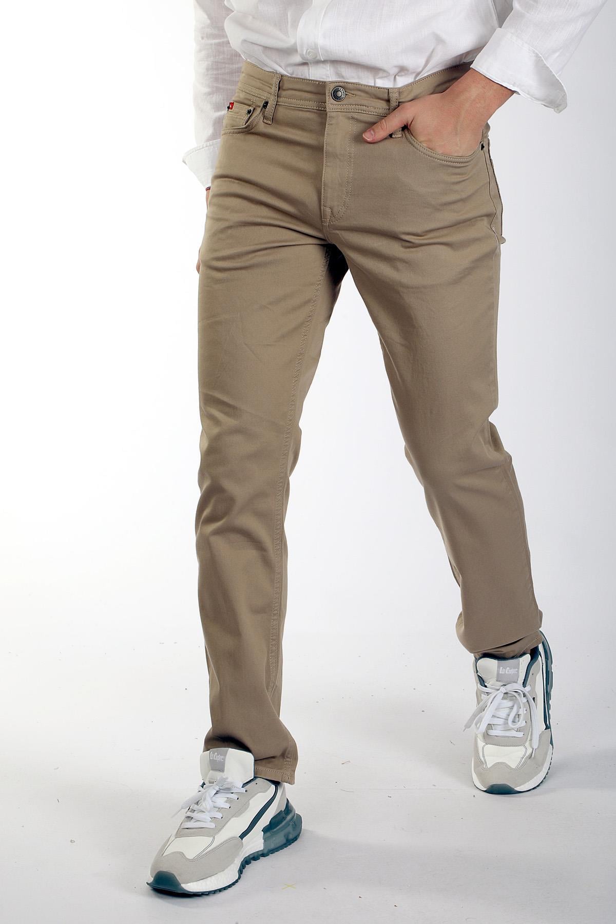 Stow 1  Erkek Dokuma Pantolon Bej