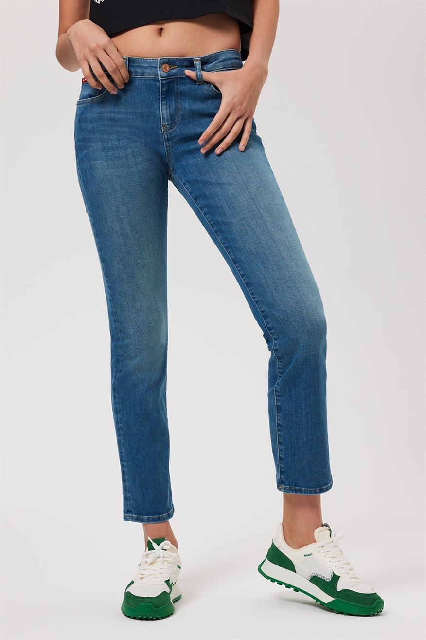 Susıe Kadın Jean Pantolon Roxy Cop Lıght