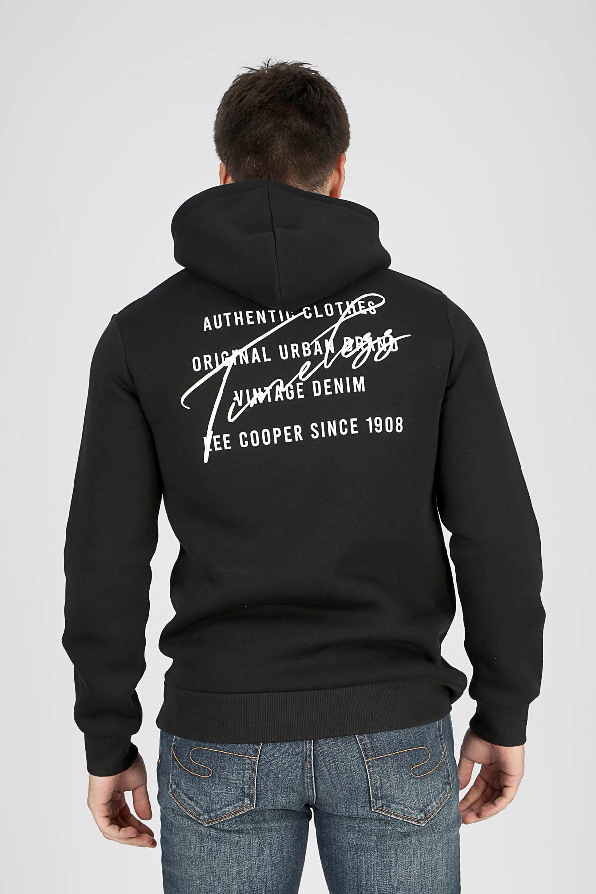 Time Erkek Kapüşonlu Sweatshirt