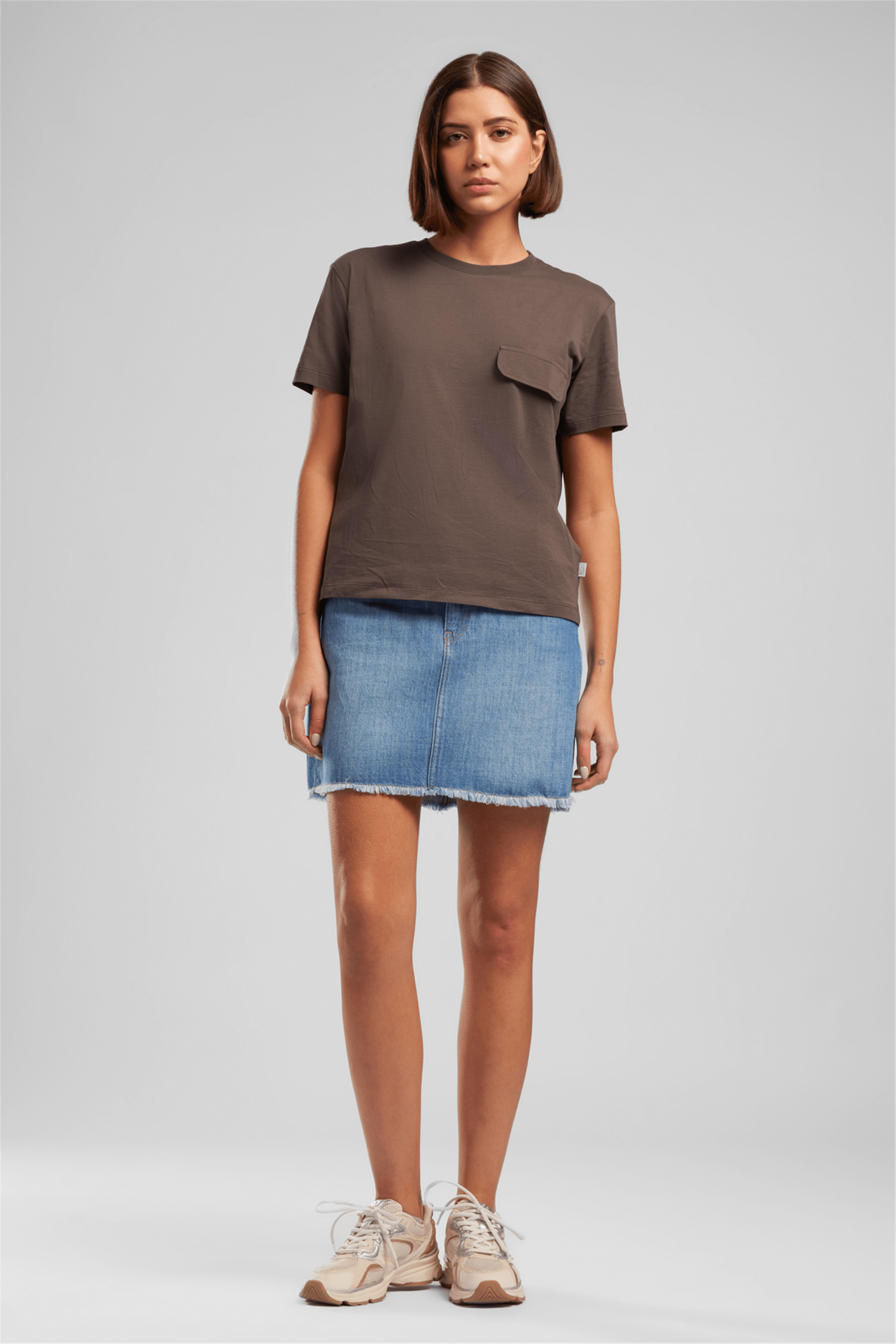 TIPSY KADIN O YAKA T-SHIRT