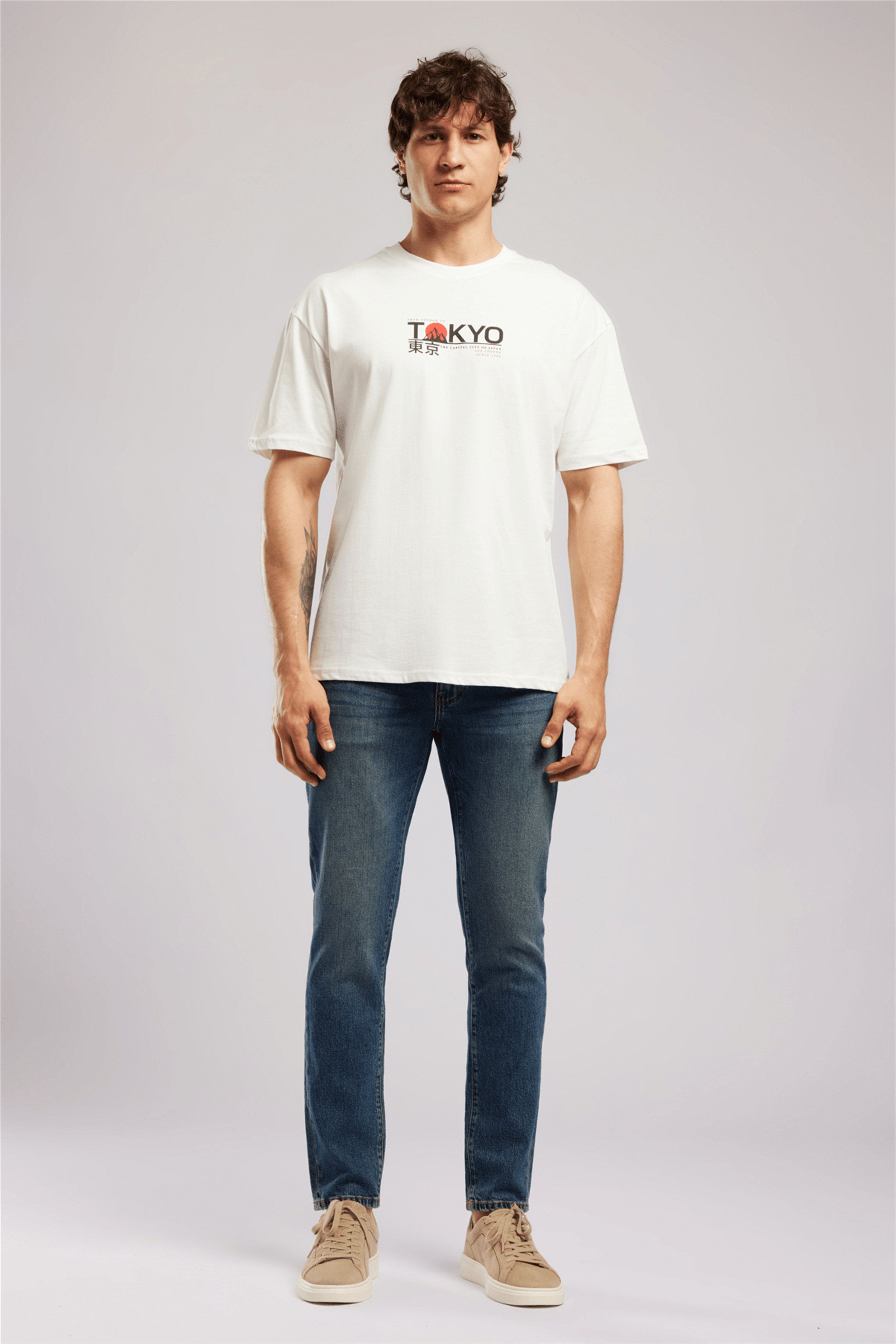 TOBIAS ERKEK O YAKA T-SHIRT