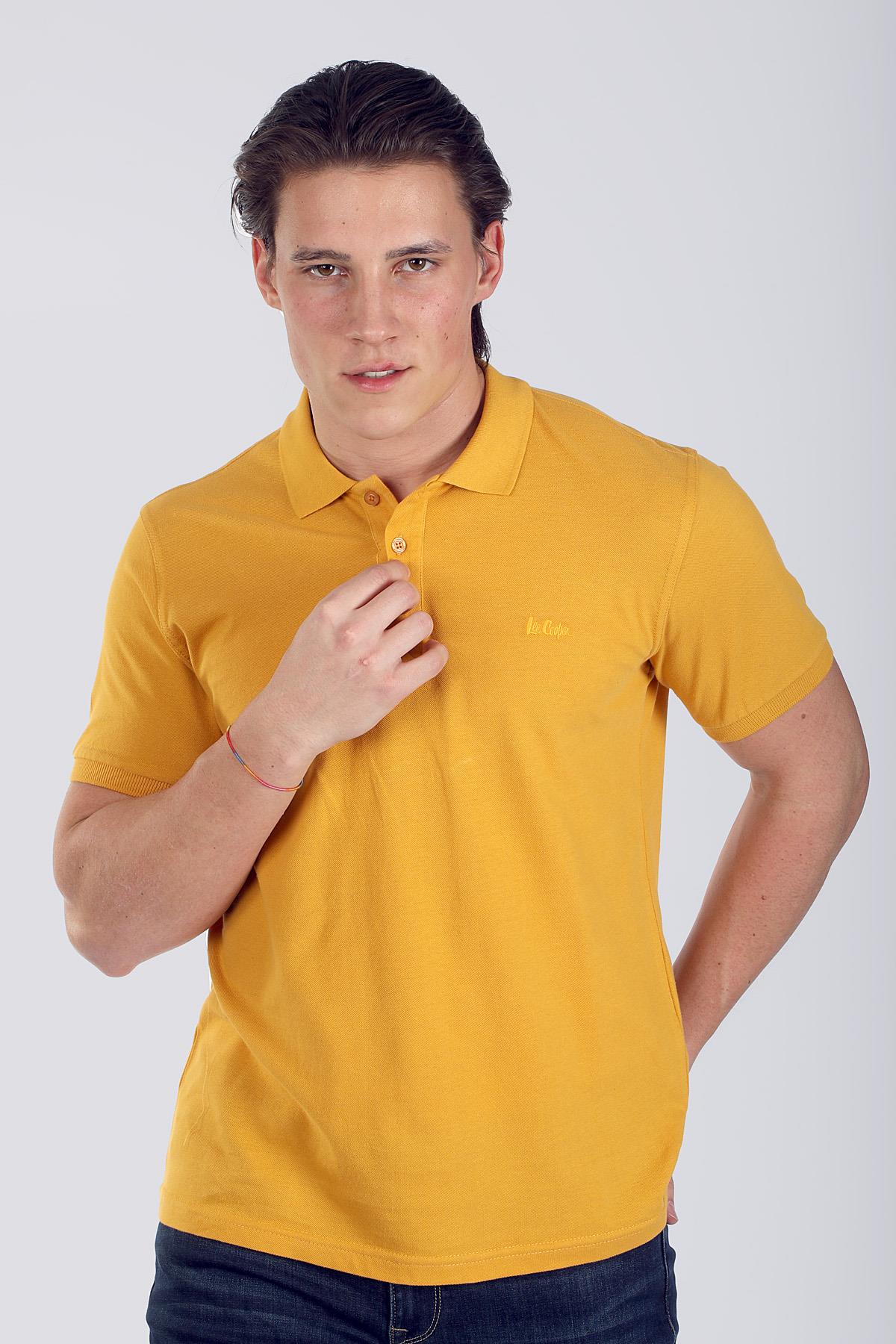 Twıns 1 Erkek Pike Polo Yaka T-Shırt Hardal