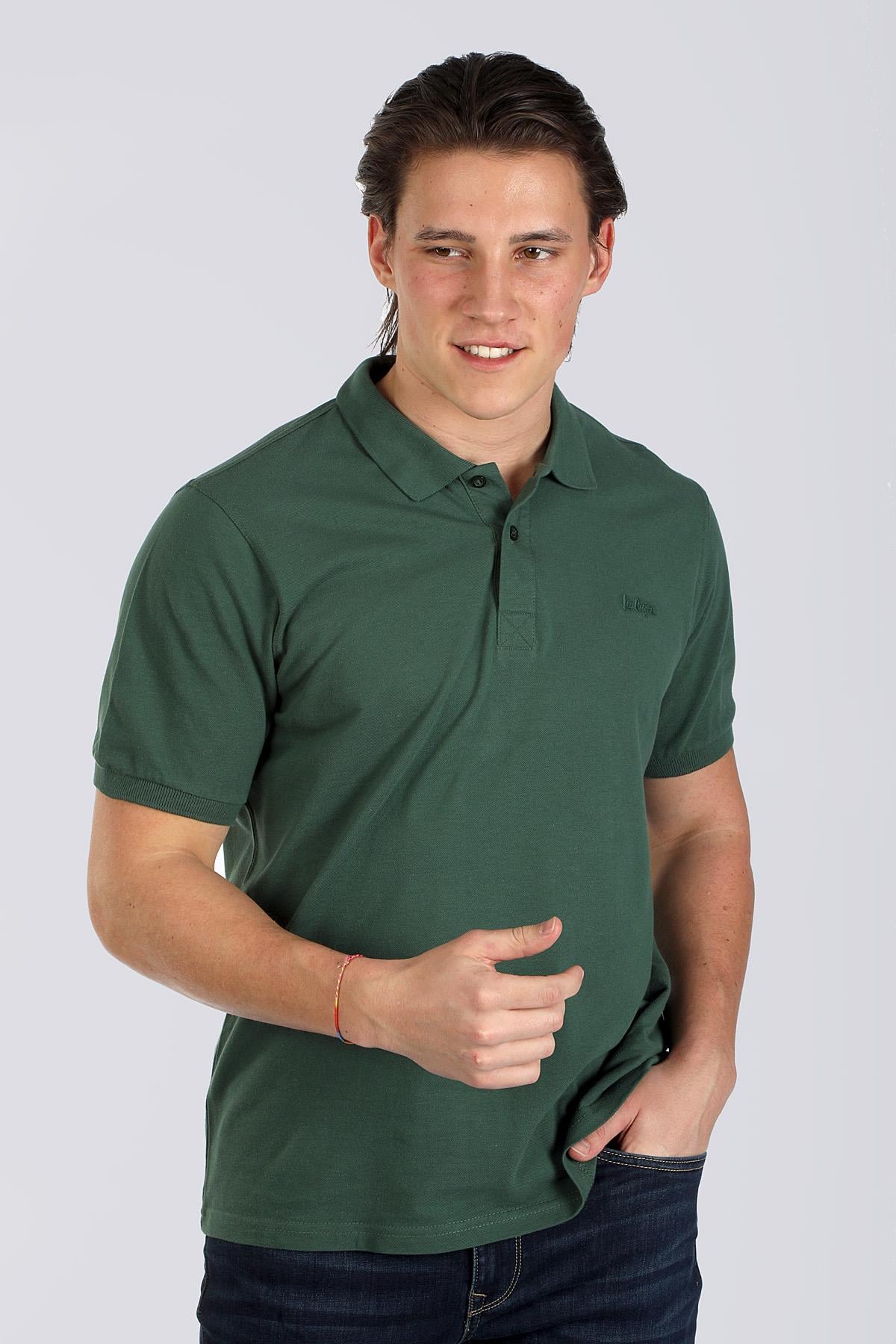 Twıns 1 Erkek Pike Polo Yaka T-Shırt K. Yeşil