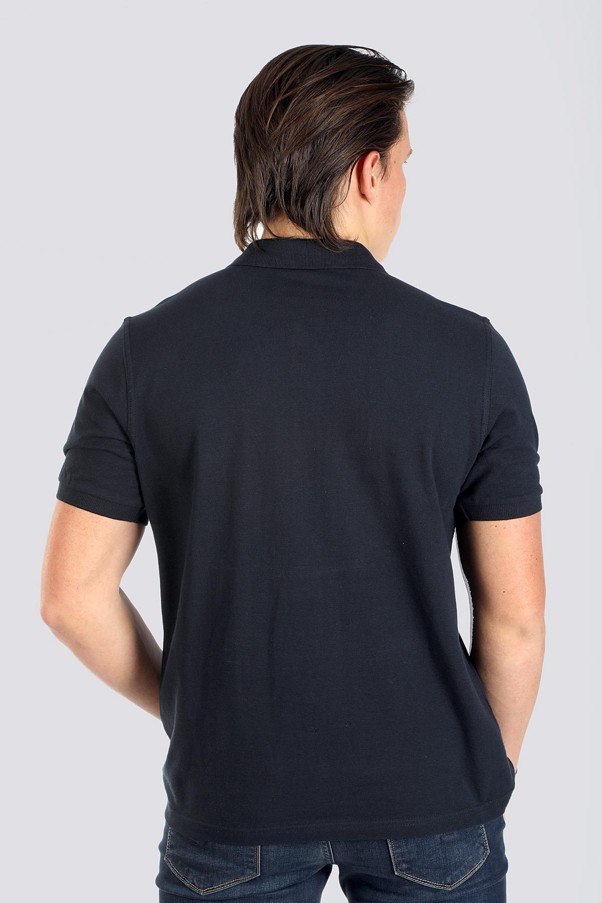 Twins 1 Erkek %100 Pamuk Pike Polo Yaka T-Shirt Lacivert