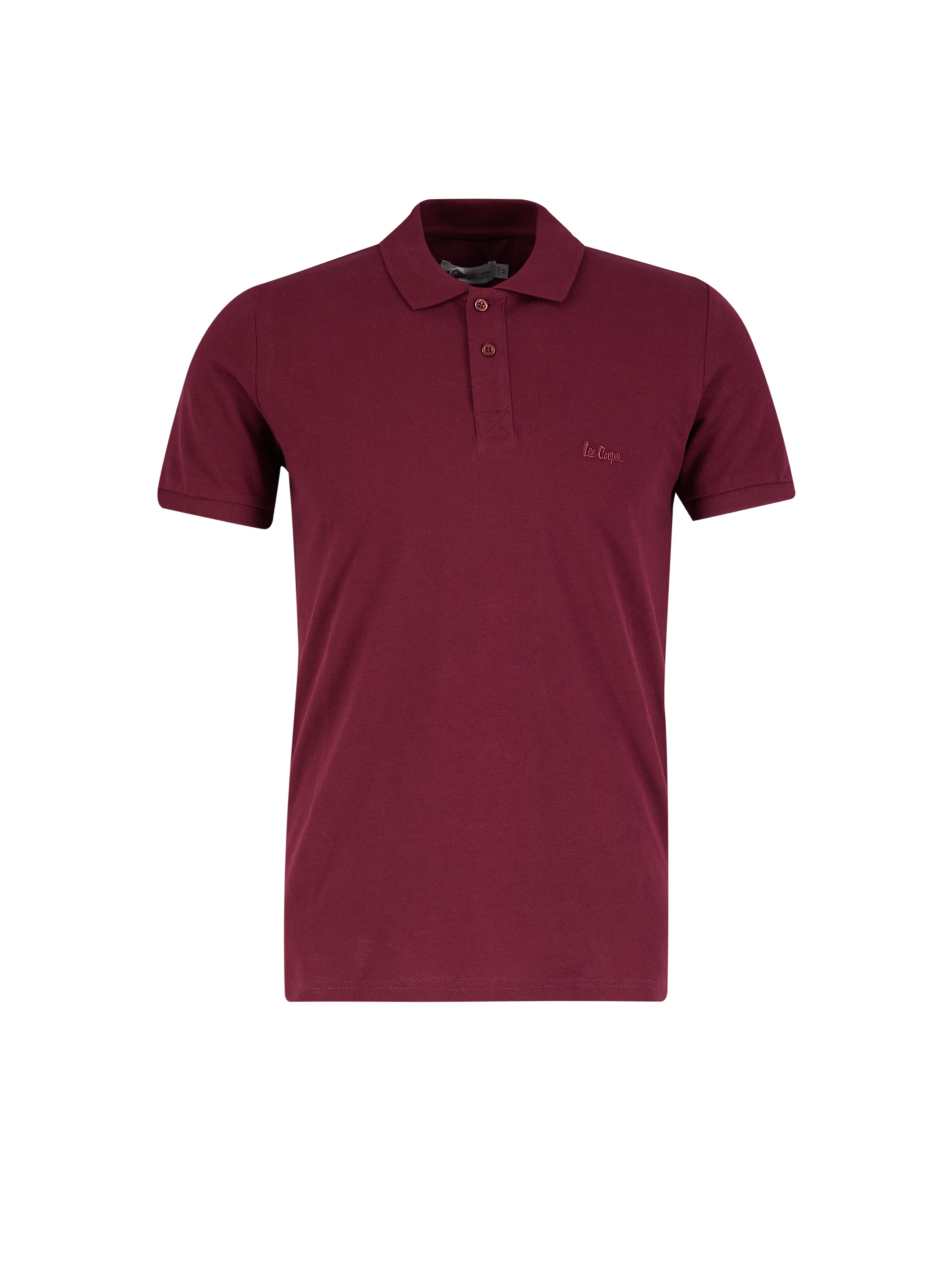Twins Erkek Polo Yaka T-Shirt Mürdüm