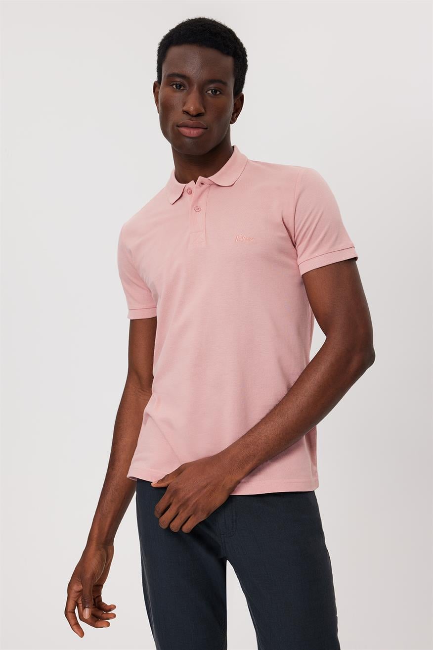 Twıns Erkek Polo Yaka T-Shırt Pembe