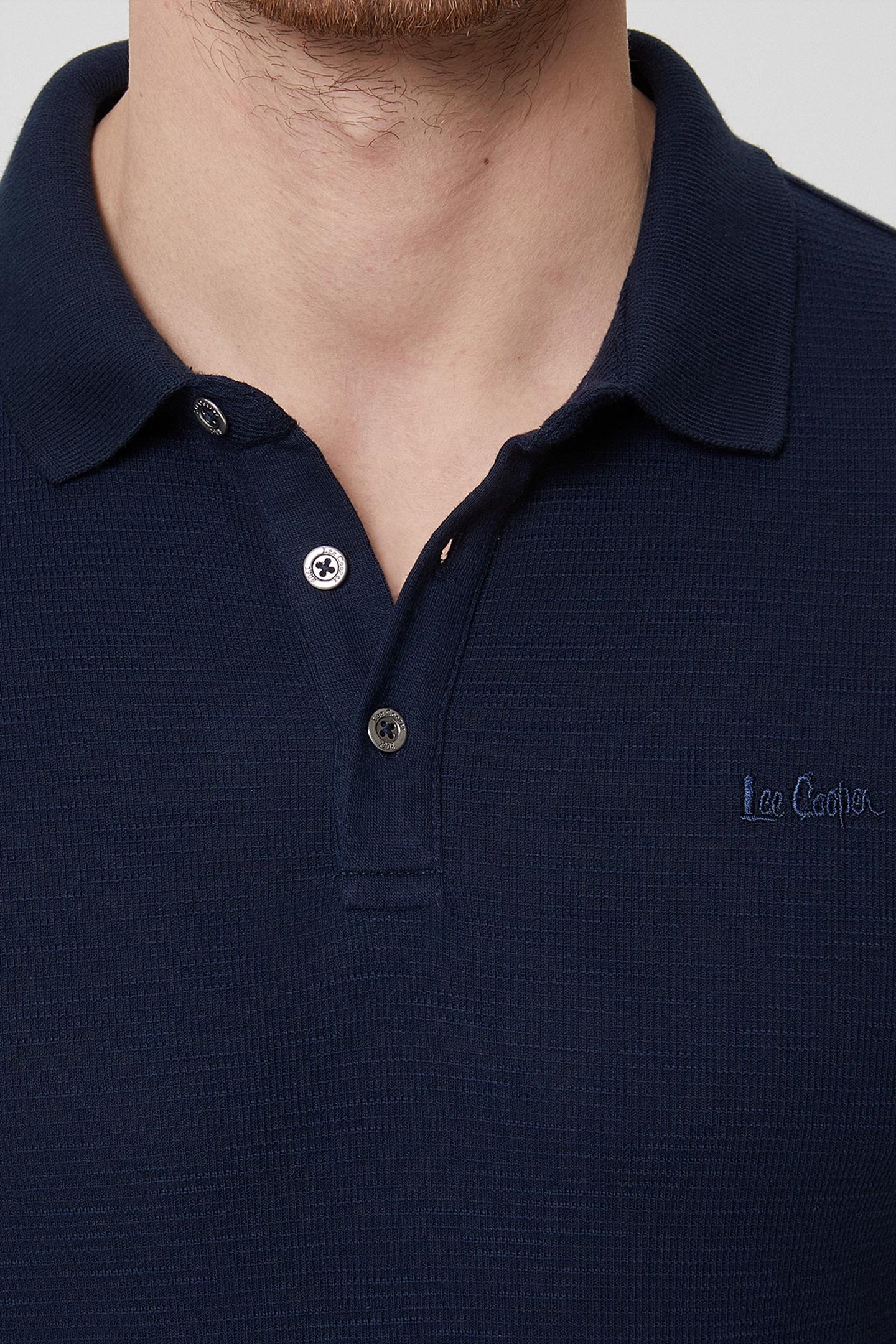 Tylen Erkek %100 Pamuk Polo Yaka T-Shirt Lacivert