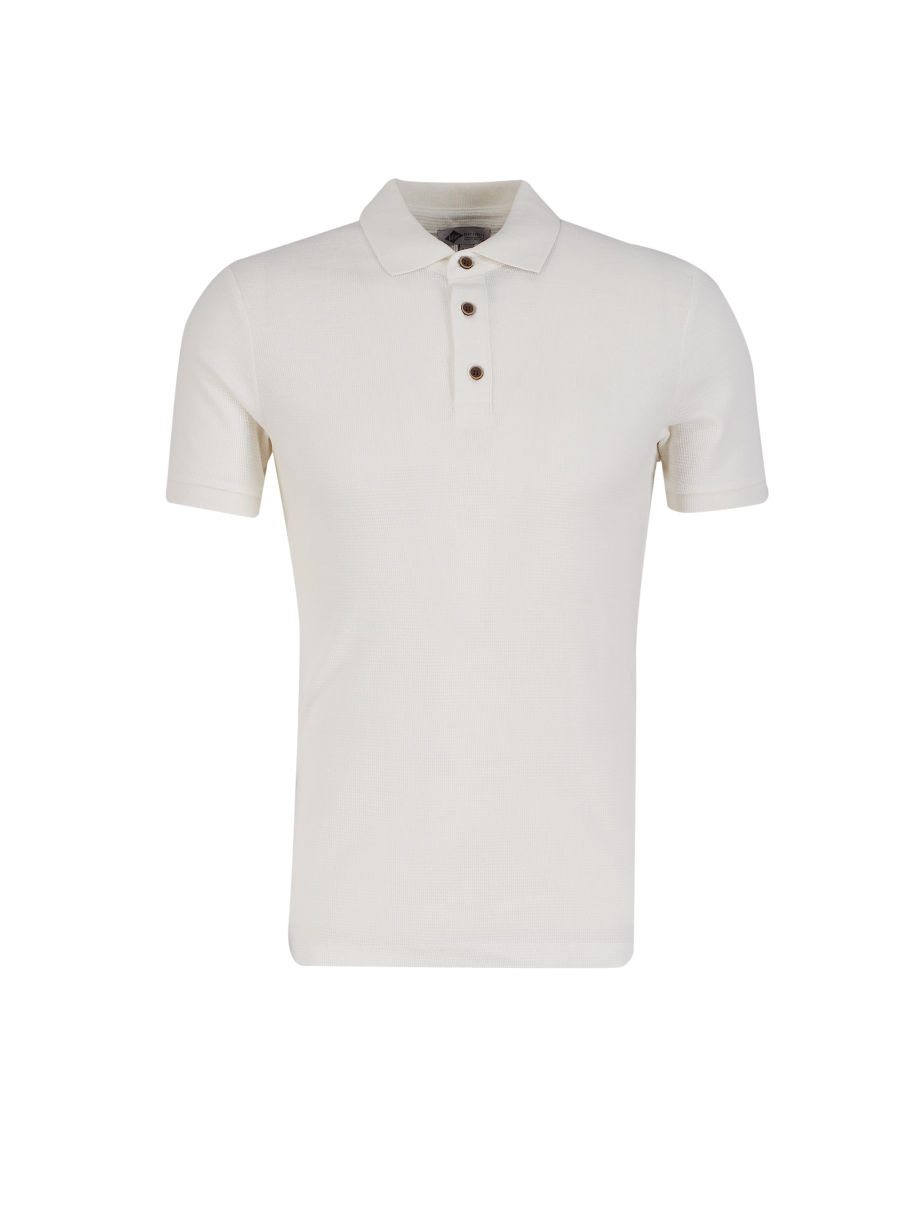 Tylen Erkek Polo Yaka T-Shirt Ekru