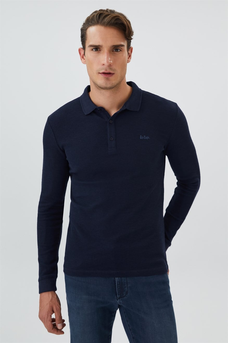 Tylens Erkek Polo Yaka U.Kol T-Shirt A.Lacivert