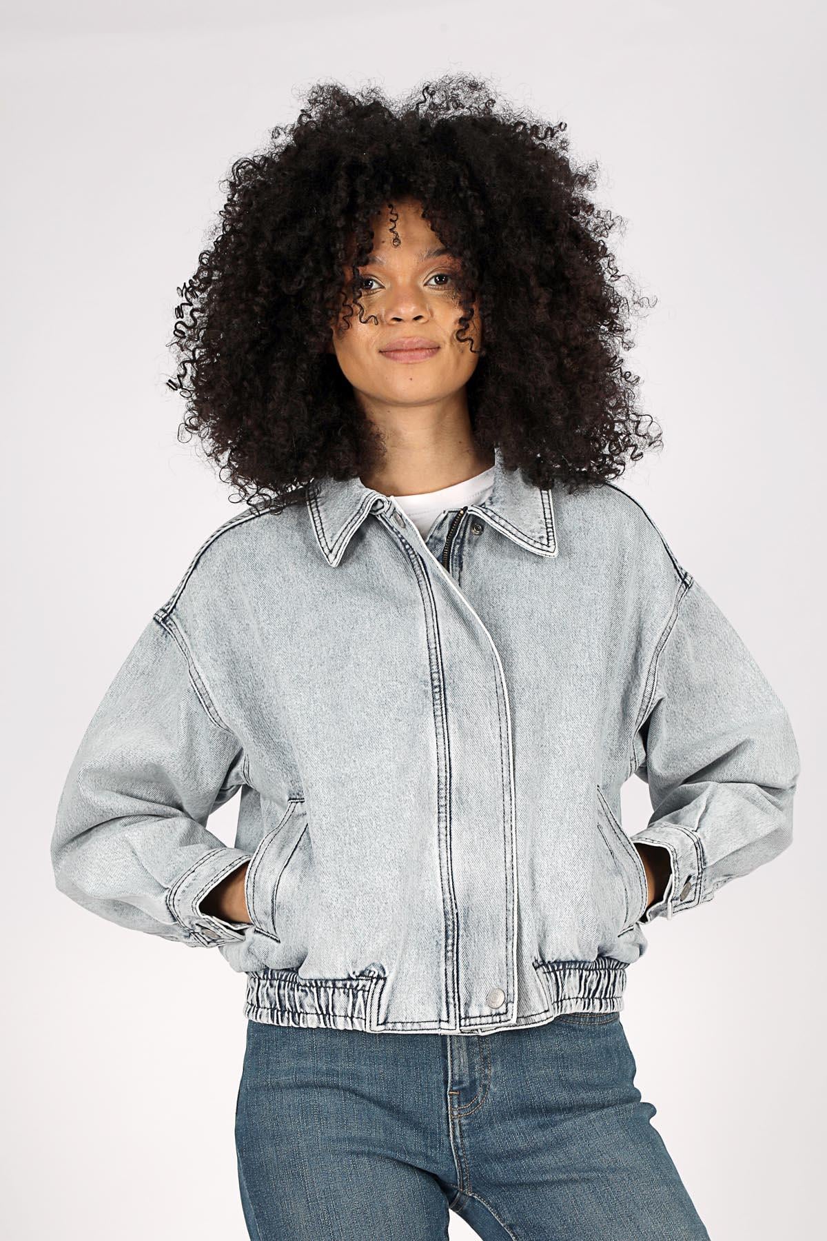 VERTI 1 KADIN JEAN CEKET