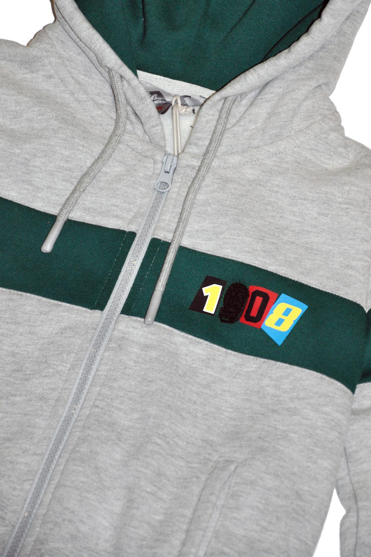 Victor 2 Erkek Çocuk Sweatshirt Gri Melanj