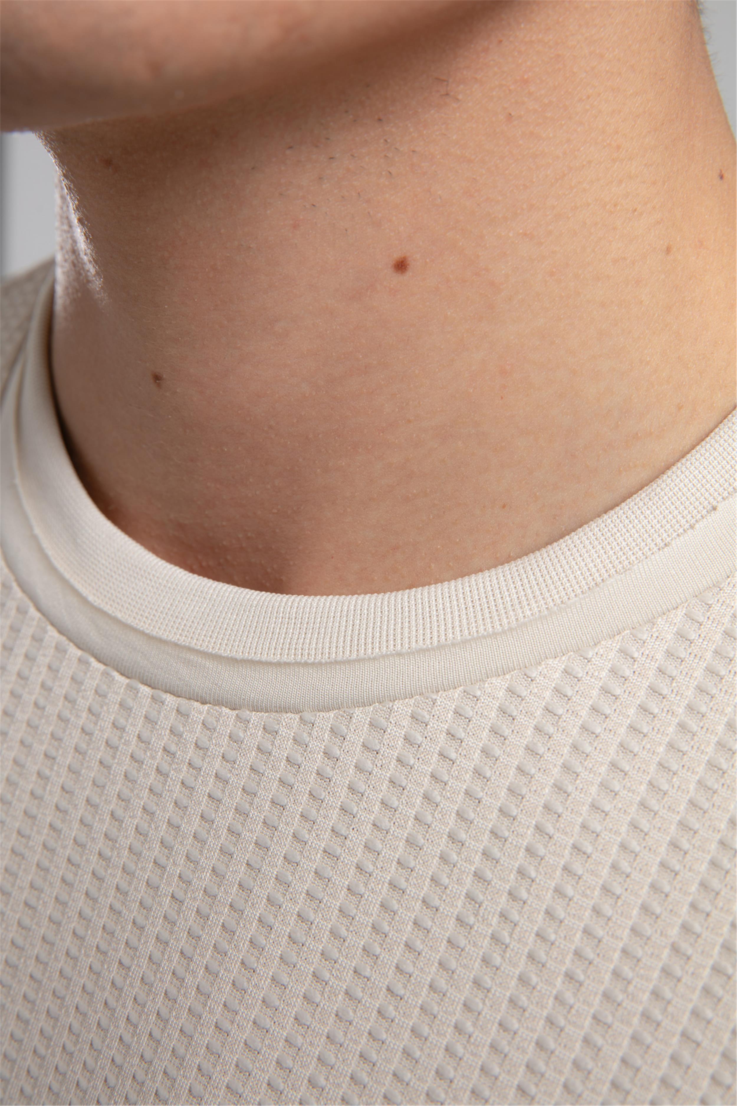 Wayne Erkek O Yaka Sweatshirt Bej