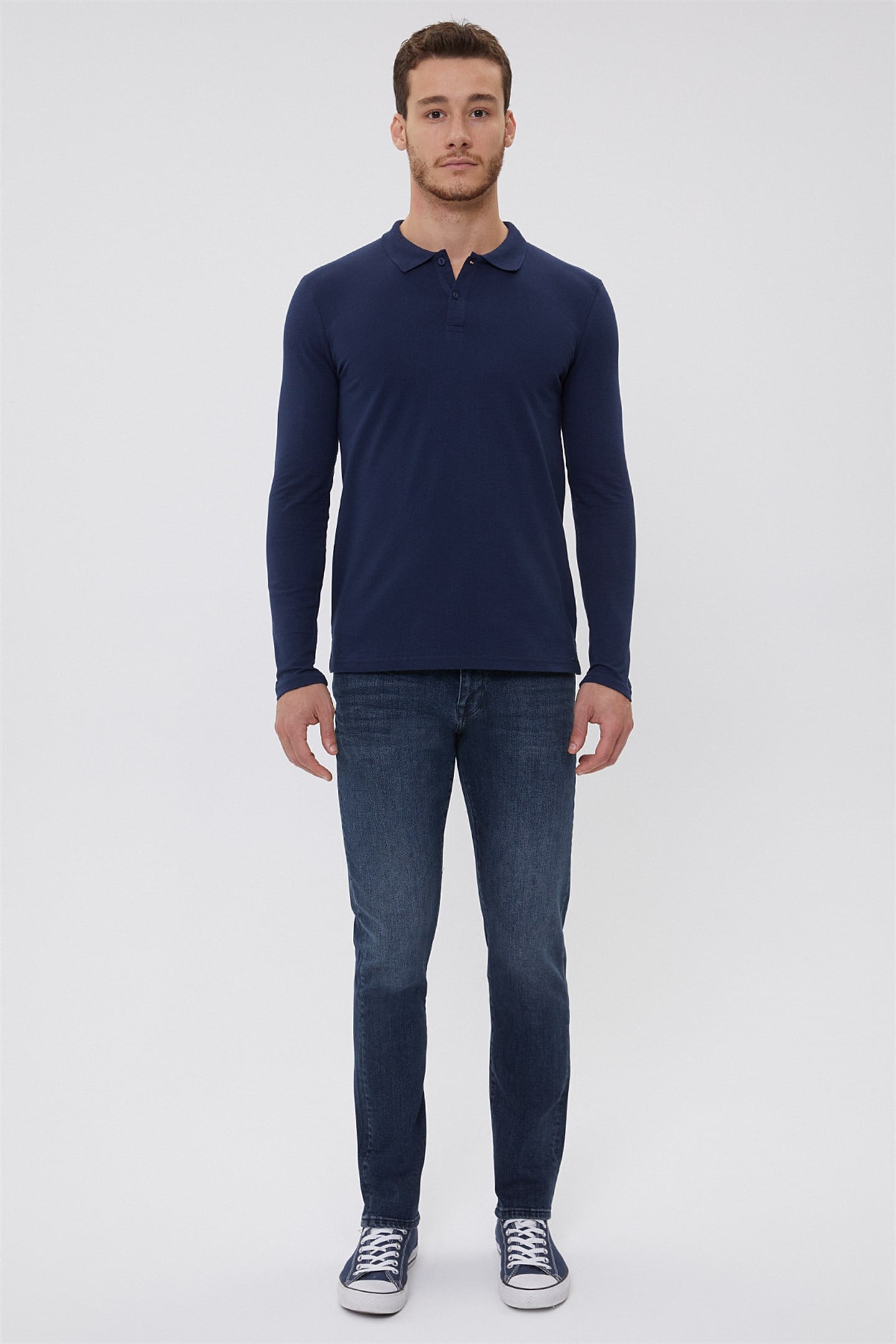 WESLEY ERKEK POLO YAKA SWEATSHIRT