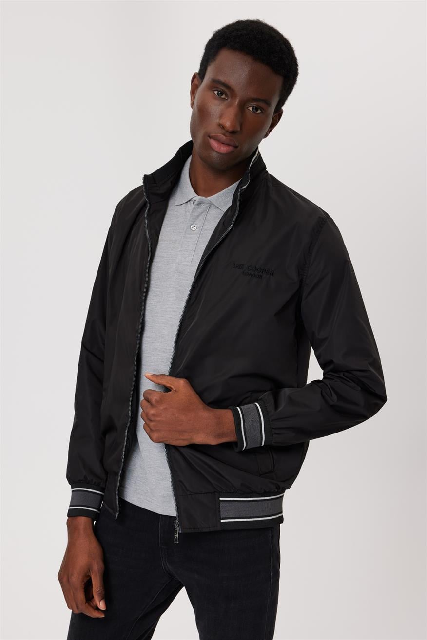 Wıllard  Erkek Dokuma Mont Siyah