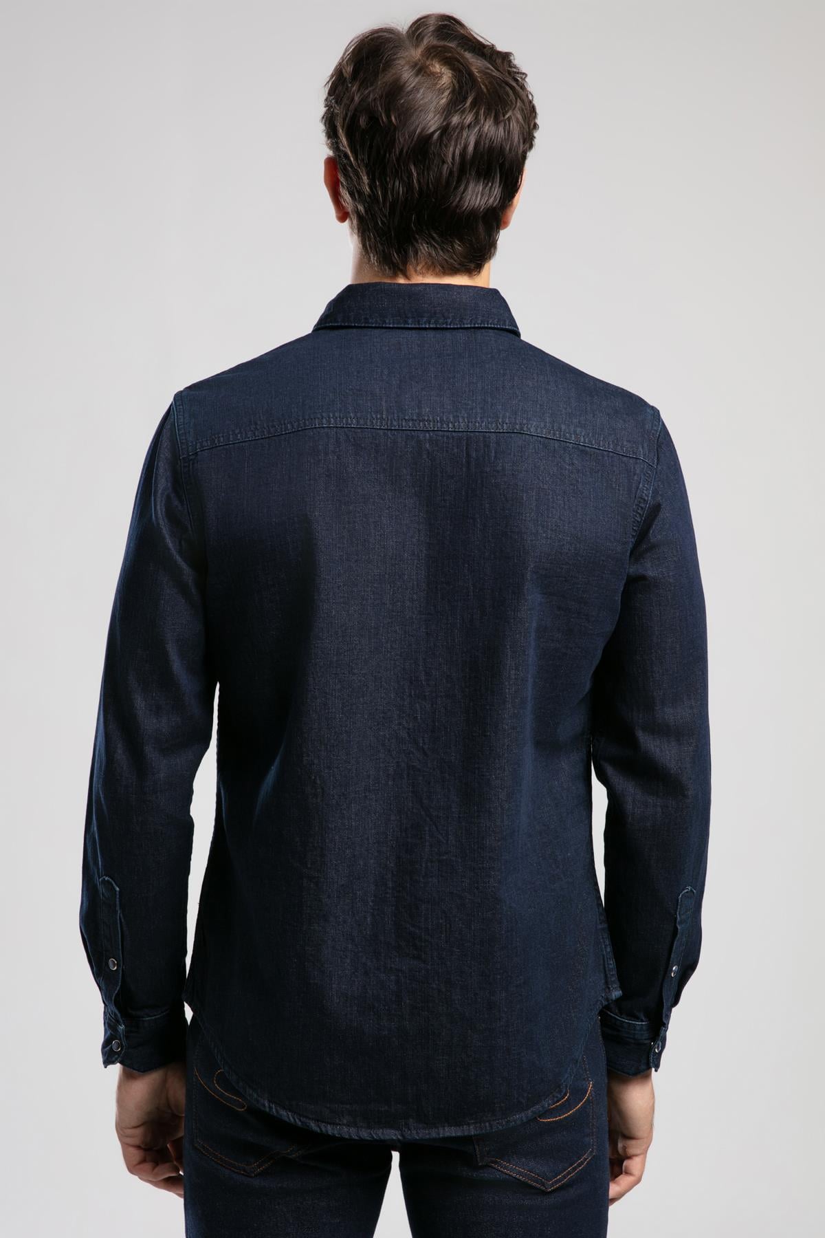 Worner 3 Erkek Jean Gömlek Denim