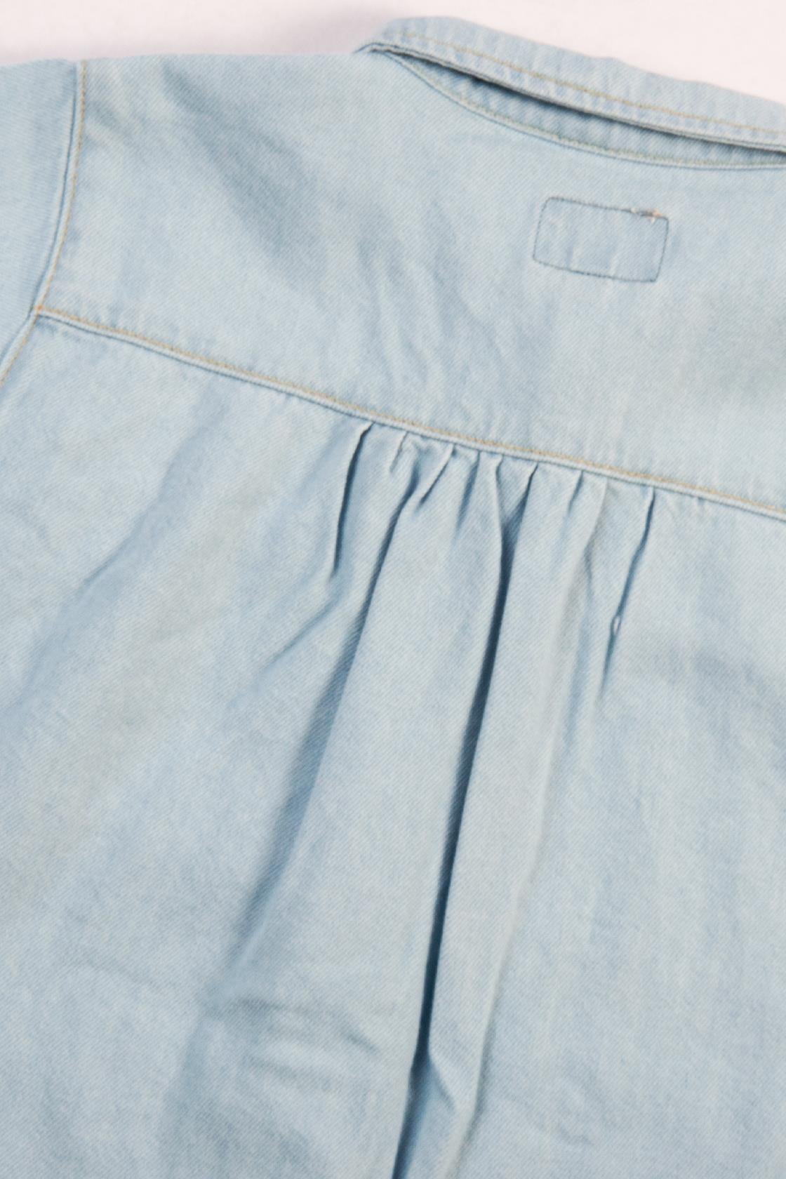 Zayn Kiz Çocuk %100 Pamuk Jean Elbise Denim