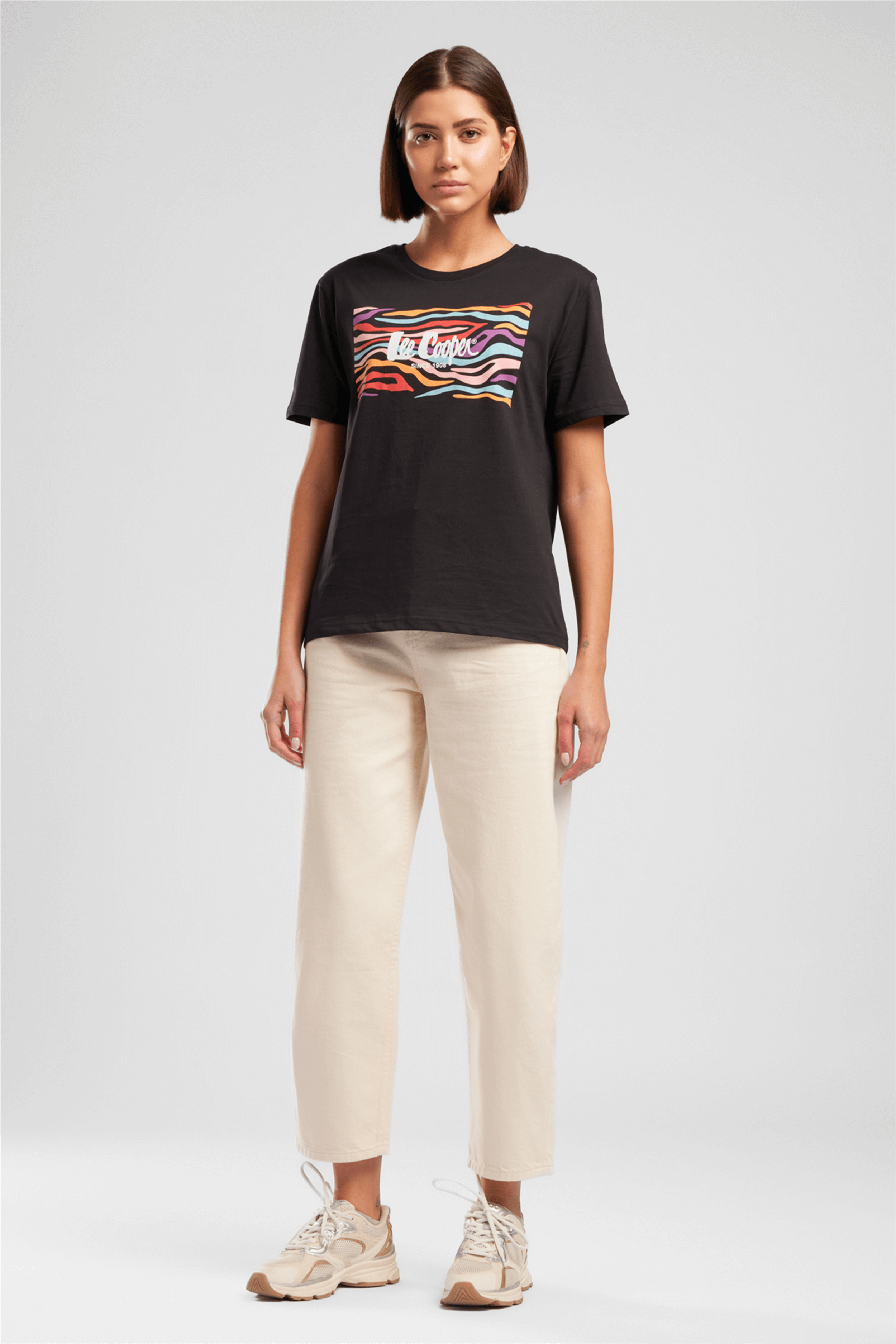 ZEBRARS KADIN O YAKA T-SHIRT