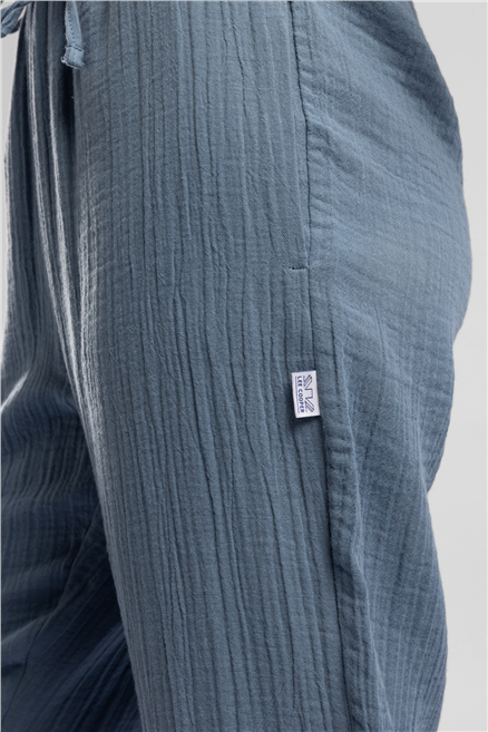 Alberty Kadın Regular Fit Pamuklu Pantolon İndigo