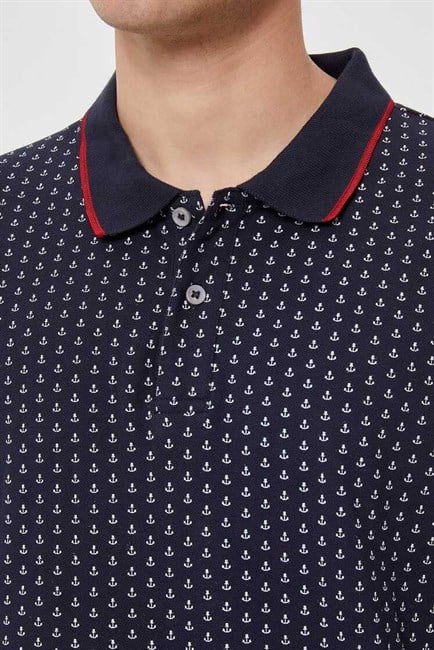 Andy Erkek Polo Yaka T-Shirt Lacivert