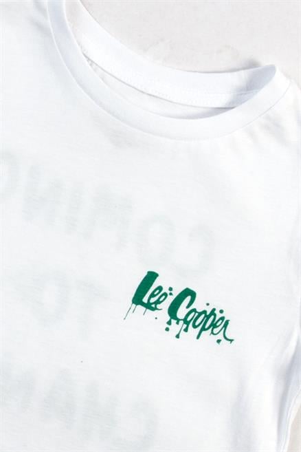 Ares Erkek Çocuk %100 Pamuk O Yaka T-Shirt Beyaz