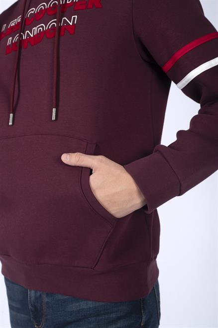 Athel Erkek Sweatshırt Mürdüm 