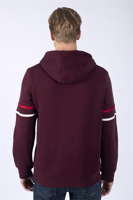 Athel Erkek Sweatshırt Mürdüm 