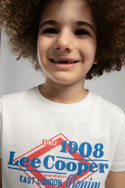 Bangor Erkek Çocuk %100 Pamuk T-Shirt Ekru