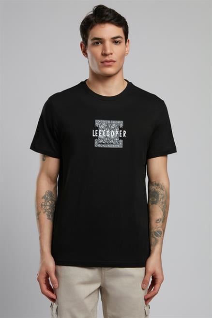 Bart Erkek %100 Pamuk O Yaka T-Shirt Siyah