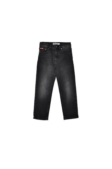 Bath Normal Bel Rahat Kesim Geniş Paça Gri Erkek Çocuk Jean Pantolon