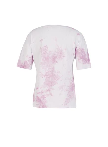 Becky Kadın %100 Pamuk Bisiklet Yaka T-Shirt Lilla