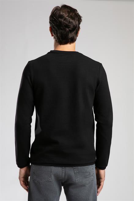 Ben Erkek O Yaka Sweatshirt Siyah