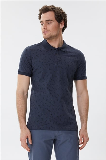 Bernard Erkek %100 Pamuk Polo Yaka T-Shirt Antrasit