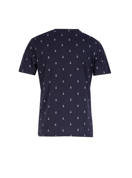 Berry Erkek %100 Pamuk Bisiklet Yaka T-Shirt Lacivert