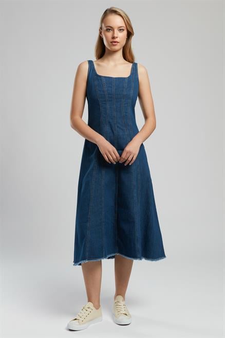 Brian Kadın Jean Elbise Denim