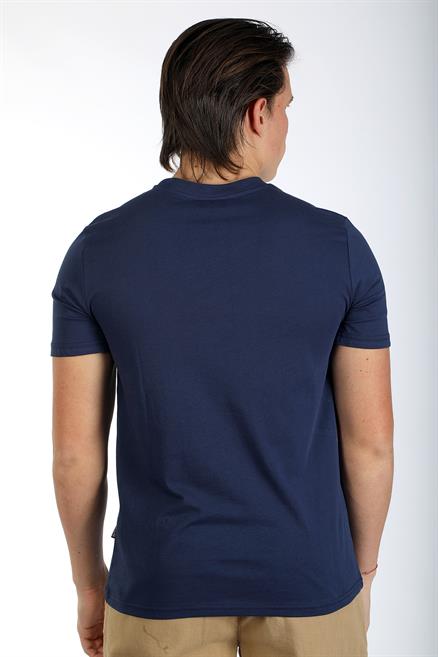 Cador Erkek %100 Pamuk O Yaka T-Shirt Lacivert