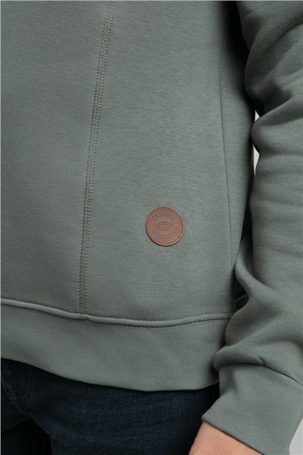 Ceaser Erkek Dik Yaka Sweatshirt Çağla Yeşili