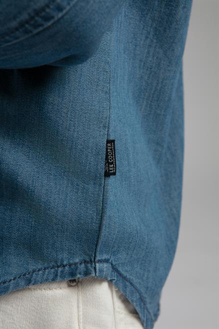 Cherry Kız Çocuk Jean Gömlek Denim