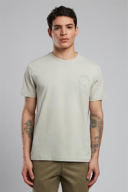 Codrin Erkek %100 Pamuk O Yaka T-Shirt Taş