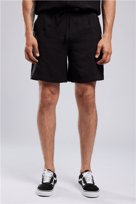 COLBY Erkek Regular Fit Şort Siyah