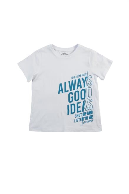Dairo Erkek %100 Pamuk O Yaka T-Shirt Beyaz