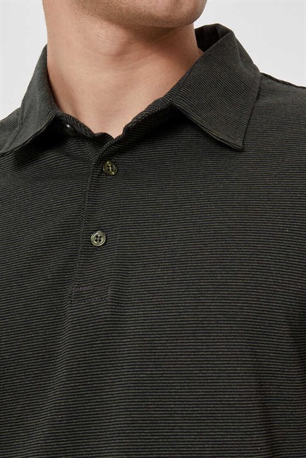 Daker Erkek Polo Yaka T-Shirt Haki