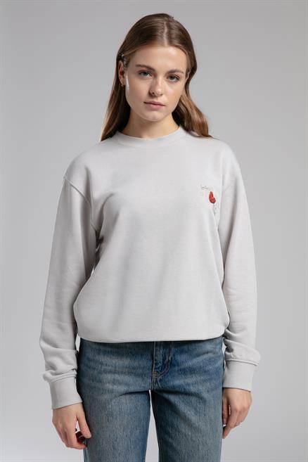 Danıela Kadın O Yaka Sweatshirt Bej
