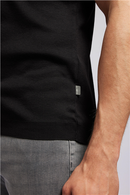 Denıse 2 Erkek Polo Yaka T-Shirt Siyah