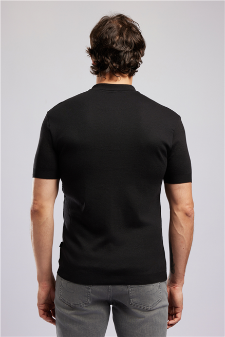 Denıse 2 Erkek Polo Yaka T-Shirt Siyah