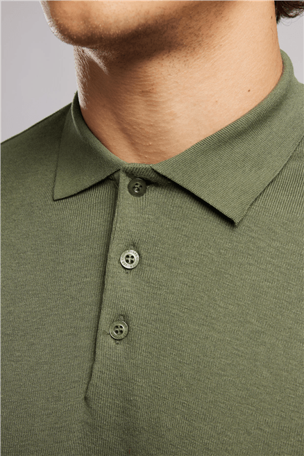 DENISE Erkek Regular Fit Basic Polo Yaka T-Shirt Yeşil