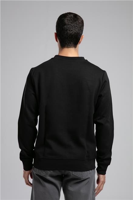 Desavvı Erkek O Yaka Sweatshirt Siyah