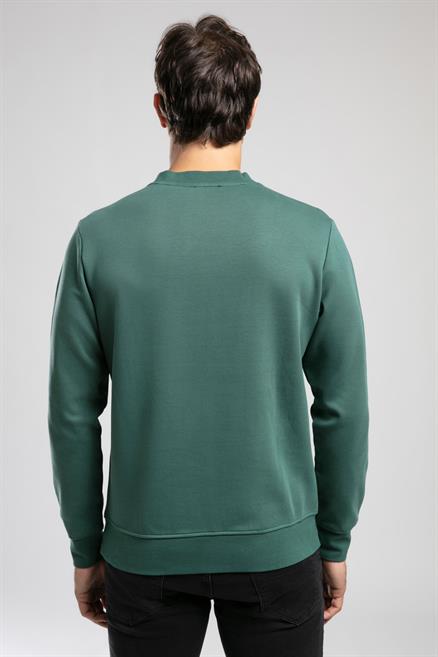 Desavvı Erkek O Yaka Sweatshirt Zümrüt