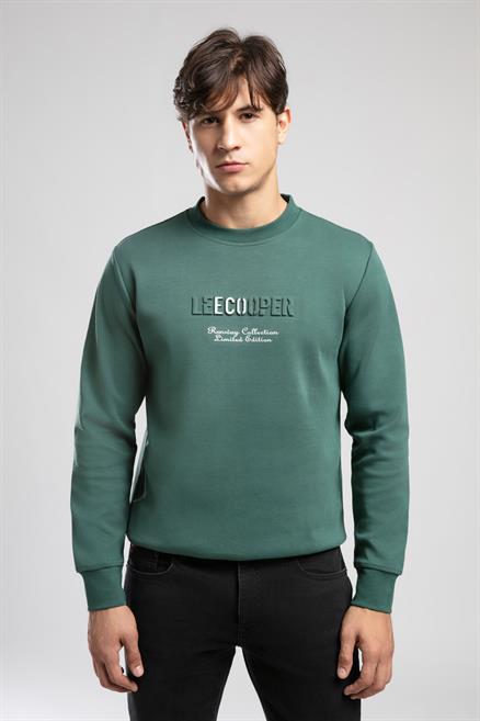 Desavvı Erkek O Yaka Sweatshirt Zümrüt