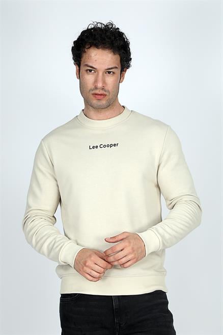 Dorre Erkek O Yaka Sweatshirt Ekru