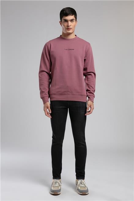 Dorres Erkek O Yaka Sweatshirt Gül Kurusu